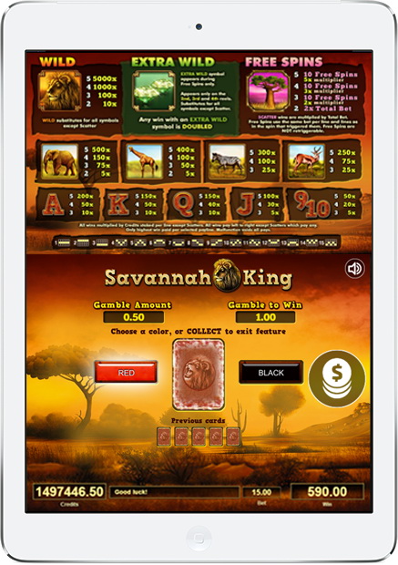 HTML5 - Casino Game Integration - Portrait Tablet